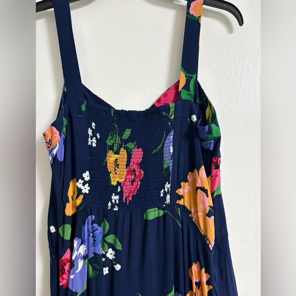 NWOT Maeve Anthropologie Vivienne Maxi Floral Handkerchief Dress blue Size 8 - Picture 8 of 16